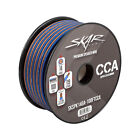 Skar Audio 14 Gauge Cca Car Audio Speaker Wire - 100 Feet  matte Brown blue 