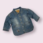 Souris Mini Denim Collection Embroidered Shirt Jacket 12-18 Mos