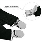 Buyless Fashion Men Trucker Suspenders 48  Elastic Adjustable 1 1 4  X Back