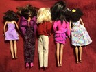 Lot Of 5 Mattel Barbie Dolls Vintage