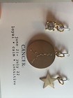 Vintage Horoscope Astrological Star Constellation Zodiac Sign Charms Cancer       