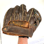 Rare Vtg 1940s Wilson Model 601 Outward Seam Baseball Glove  Split Finger Mitt