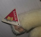 Dakin Applause Vintage Teddy Bear Plush Cream 9  Arms Up Stuffed Animal Tags