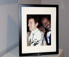 Bruce Springsteen Chuck Berry Original Photo  Autograph  Frame matte Coa