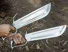 1095 High Carbon Steel Set Battle Wing Chun Butterfly Broadsword Dao Sharp Sword