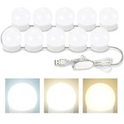 Led Vanity Lights For Mirror  Hollywood Style Vanity Lights With 10 Dimmable