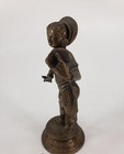 Bronze Statue Vintage antique India Maiden Shringar Rata Nayika Figurine
