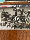 Vtg pentax Lot 5 Lenses Accessories Manual brochures Me Super Camera Photography