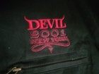 Devil Vintage 2001 New York Goth Horror Movie Film Crew Jacket Sz Medium