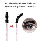 100pcs Disposable Eyelash Brush  Mascara Wands Makeup Brushes Applicators Kit   