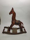 Vintage Hand Carved Wooden Rocking Giraffe Folk Art Figurine 13 
