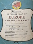 Vintage Maps - Gm Johnson The World  Hammond World Map  Hammond s Map Of Europe