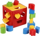 Baby Blocks Shape Sorter Toy - Childrens Blocks Includes 18 Shapes - Learning   