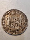 1786 Mi Lima Peru 2 Reales Silver Carolus Iii 