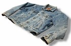 Levi Strauss Trucker Blue Jean Jacket Lined Denim 70699-0289 Vintage 90 s Sz M