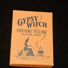  1960   s Vintage Gypsy Witch Fortune Telling Playing Cards Spooky  Caulderon Game