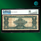 Fr 258 1899  2 Two Dollars Silver Certificate Note  mini Porthole  Pmg 20  17031