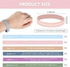 36 Pieces Christian Bible Bracelets Rubber Verse Bracelets Religious Silicone Br