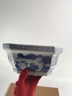 Vintage Chinese Blue And White Porcelain Jardiniere Planter