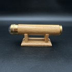 Vintage Brass   Wood Kaleidoscope   Stand  Beautiful View Quality Piece In Box