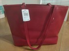  nwt  Coach F58846 True Red Leather City Zip Tote