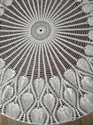 Tablecloth Round Large Handmade Crochet  Vintage - New-  Diameter 68 5 