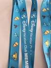 Disney Vacation Club Cruise Member Lanyards Clear Id Holders Extra Long Lot Of 2