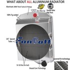 3-row New Radiator Fit Oliver Tractor 1550 1555 1600 1655 1650 163273a 163342as