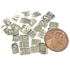 50 Lot Silver Bars 16 Grams Pure 999 Fine Solid 5gn Bullion Precious Metals Shot
