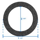 3 Pack -  Gaskets For Hayward Sp1023 Return Swimming Pool Fitting
