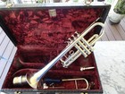 Courtois Paris R  Delmotte  vintage French Trumpet  Mouthpiece  accessories 