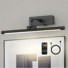 Battery Operated Picture Light With Remote And Timer  15 94in Wireless Black