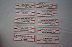 Juke Box Title Strips Used Lot Of 10 Strips Various Titles And Artists