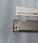 Vintage M Hohner Blues Harp Harmonica Key Of C Made In Germany W  Case