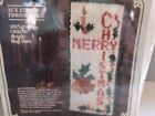 Vintage Wonderart Christmas Latch Hook Kit  christmas Greetings  - New   Sealed