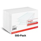 Staples 5  X 8  Line Ruled White Index Cards 500 pack  51006  233478