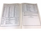 1955 Akron Canton   Youngstown Railroad Co  Percentages Paper Ephemera