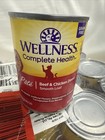 11 Cans Wellness Complete Health Beef   Chicken Wet Canned Cat Food Bb 09 2027