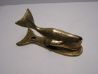 Vintage Brass Sperm Whale Clip