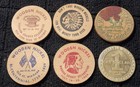 1957 1959 Niagara Falls New York Wooden Nickel Tokens