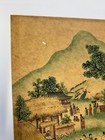 Antique Chinese Folk Art Watercolor Painting Signed Vintage 12 X 16 5 In