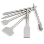 6pc Sds Plus Chisel Set - Masonry Concrete Drill Bits  Tile Grooving   Scraping