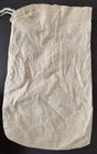 Vintage First National Bank Of Kansas City Canvas Deposit Bag - 14 5 x8 5 