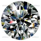 Round Cubic Zirconia   Cz Machine Cut Loose Great Stones Vacuum Pack U s a Ship