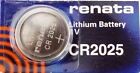 Cr 2025 Renata Watch Battery  5 Piece  Ecr2025 Free Shipping Authorized Seller 