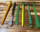 6 Vintage  Crate   Barrel Bloody Mary Vegetables Glass Swizzle Sticks Stirs Bar