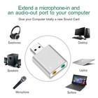Usb To 3 5mm Jack Headphone Mic Adapter external Usb Audio Adapter Sound Card