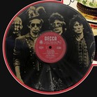 Rolling Stones Laser Etched Black Vinyl Record Reproduction Signed Lp Display 