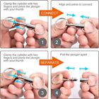 10-pack Detachable Pull Apart Quick Release Keychain Key Rings Free Shipping
