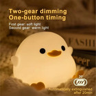 Rechargeable Led Kids Night Light Silicone Animal Lamp Touch Sensor Timer Usb